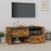 Mueble para TV madera contrachapada roble ahumado 100x35x40 cm