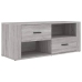 Mueble de TV madera contrachapada gris Sonoma 100x35x40 cm