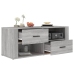 Mueble de TV madera contrachapada gris Sonoma 100x35x40 cm