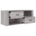 Mueble de TV madera contrachapada gris Sonoma 100x35x40 cm