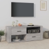 Mueble de TV madera contrachapada gris Sonoma 100x35x40 cm