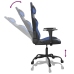 Silla gaming cuero sintético negro y azul