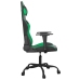 Silla gaming cuero sintético negro y verde