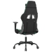 Silla gaming cuero sintético negro y verde