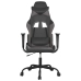 Silla gaming cuero sintético negro y gris