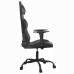 Silla gaming cuero sintético negro y gris