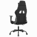 Silla gaming cuero sintético negro y gris