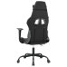 Silla gaming cuero sintético negro