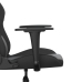 Silla gaming cuero sintético negro