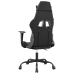 Silla gaming cuero sintético negro y camuflaje