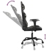 Silla gaming cuero sintético negro y camuflaje