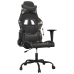 Silla gaming cuero sintético negro y camuflaje