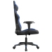 Silla gaming cuero sintético negro y azul