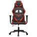 Silla gaming cuero sintético negro y rojo