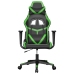 Silla gaming cuero sintético negro y verde