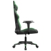 Silla gaming cuero sintético negro y verde