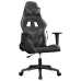 Silla gaming cuero sintético negro y gris