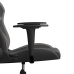 Silla gaming cuero sintético negro y gris