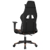 Silla gaming cuero sintético negro y naranja