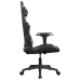 Silla gaming cuero sintético negro y camuflaje