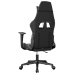 Silla gaming cuero sintético negro y camuflaje