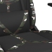 Silla gaming cuero sintético negro y camuflaje