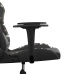 Silla gaming cuero sintético negro y camuflaje