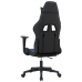 Silla gaming cuero sintético negro y azul