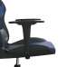 Silla gaming cuero sintético negro y azul