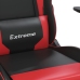 Silla gaming cuero sintético negro y rojo