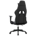 Silla gaming cuero sintético negro y gris