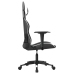 Silla gaming cuero sintético negro y blanco