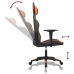 Silla gaming cuero sintético negro y naranja