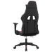 Silla gaming cuero sintético negro y rojo vino tinto