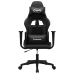 Silla gaming cuero sintético negro