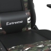 Silla gaming cuero sintético negro y camuflaje