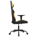 Silla gaming tela amarillo y negro