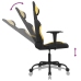 Silla gaming tela amarillo y negro