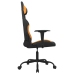 Silla gaming tela negro y naranja