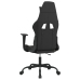 Silla gaming tela negro y naranja