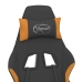 Silla gaming tela negro y naranja