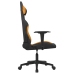 Silla gaming tela negro y naranja