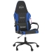 Silla gaming cuero sintético negro y azul