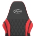 Silla gaming cuero sintético negro y rojo