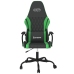 Silla gaming cuero sintético negro y verde