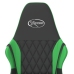 Silla gaming cuero sintético negro y verde