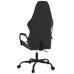 Silla gaming cuero sintético negro y blanco