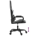 Silla gaming cuero sintético negro y blanco