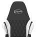 Silla gaming cuero sintético negro y blanco