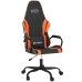 Silla gaming cuero sintético negro y naranja